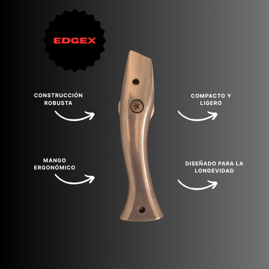 EdgeX Utility Knife – Heavy Duty Roofing Knife & Box Cutter with Razor Blade | Safety Cutting Tool for Cardboard, Carpet, Roofing, Boxes, Leather & DIY Crafts